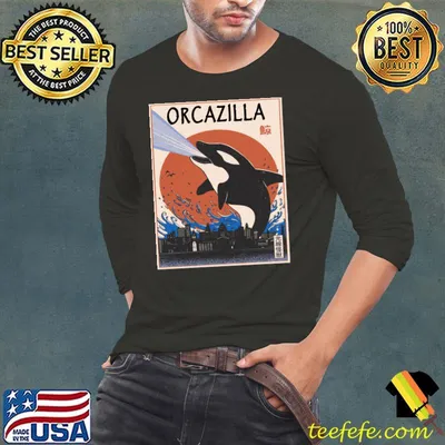 Orca Lovers Orcazilla Whale Present Vintage T-Shirt