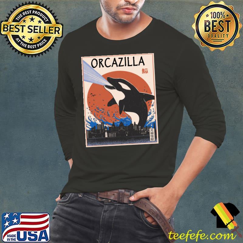 Orca Lovers Orcazilla Whale Present Vintage T-Shirt