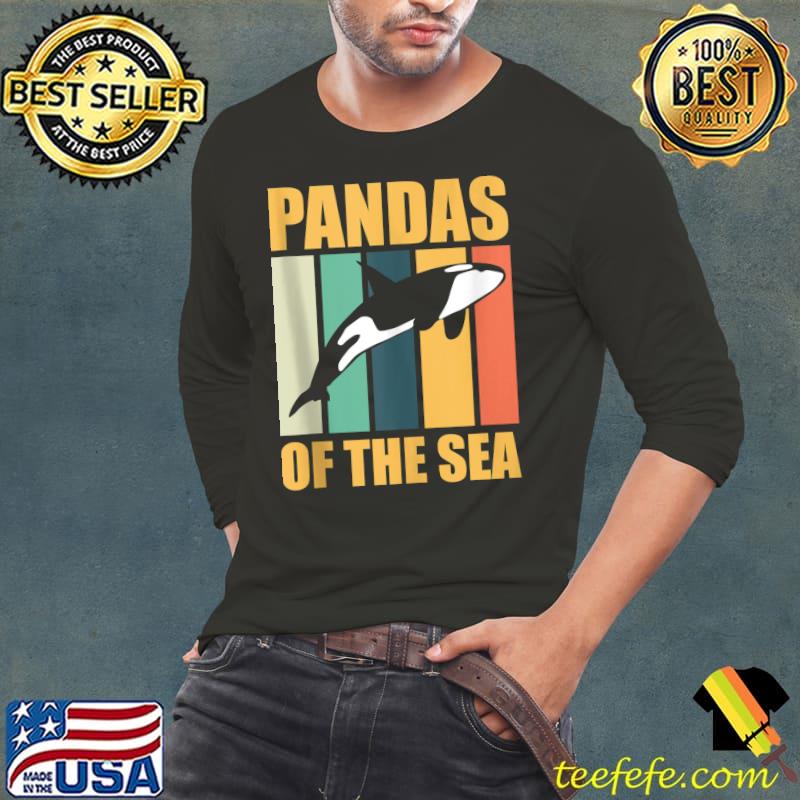 Pandas Of The Sea Ocean Vintage Orca Sea Mamal Lover T-Shirt