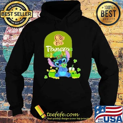 PANERA BREAD Stitch hug St.Patrick's day shirt