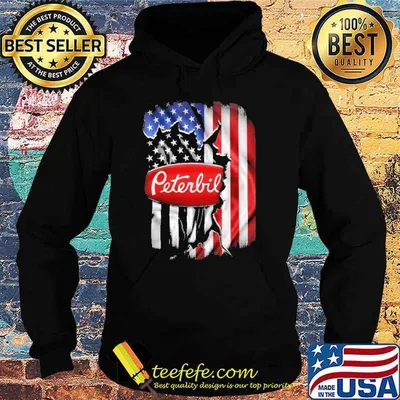 Peterbilt America flag shirt