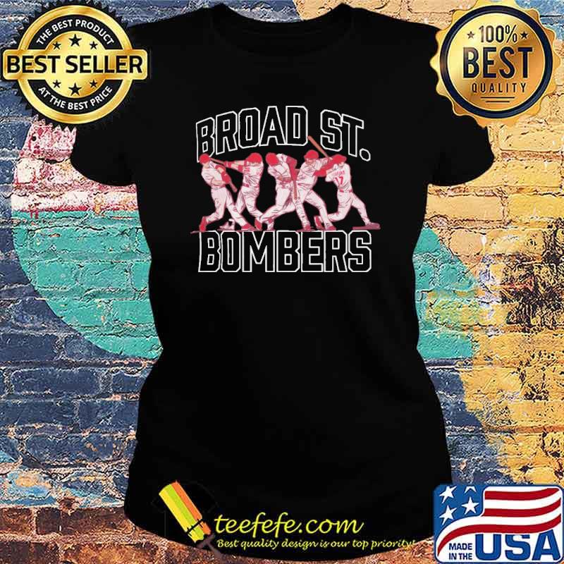 Phillies Broad St Bombers Barstool Sports s Ladies tee Phillies Broad St Bombers Barstool Sports s Ladies tee