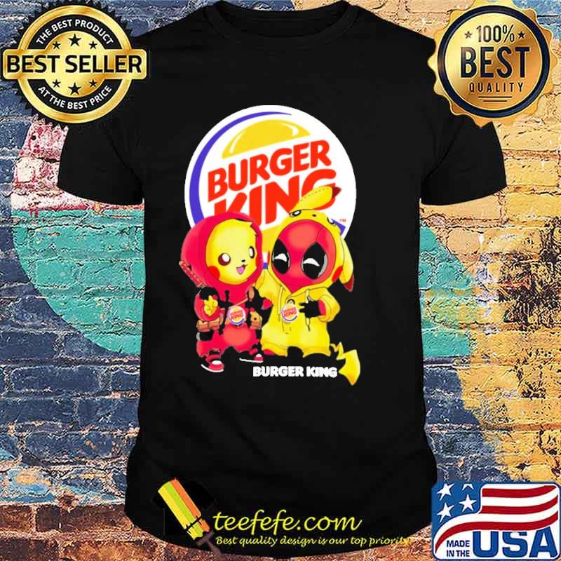 Pikachu Deadpool Burger king s Unisex Pikachu Deadpool Burger king s Unisex