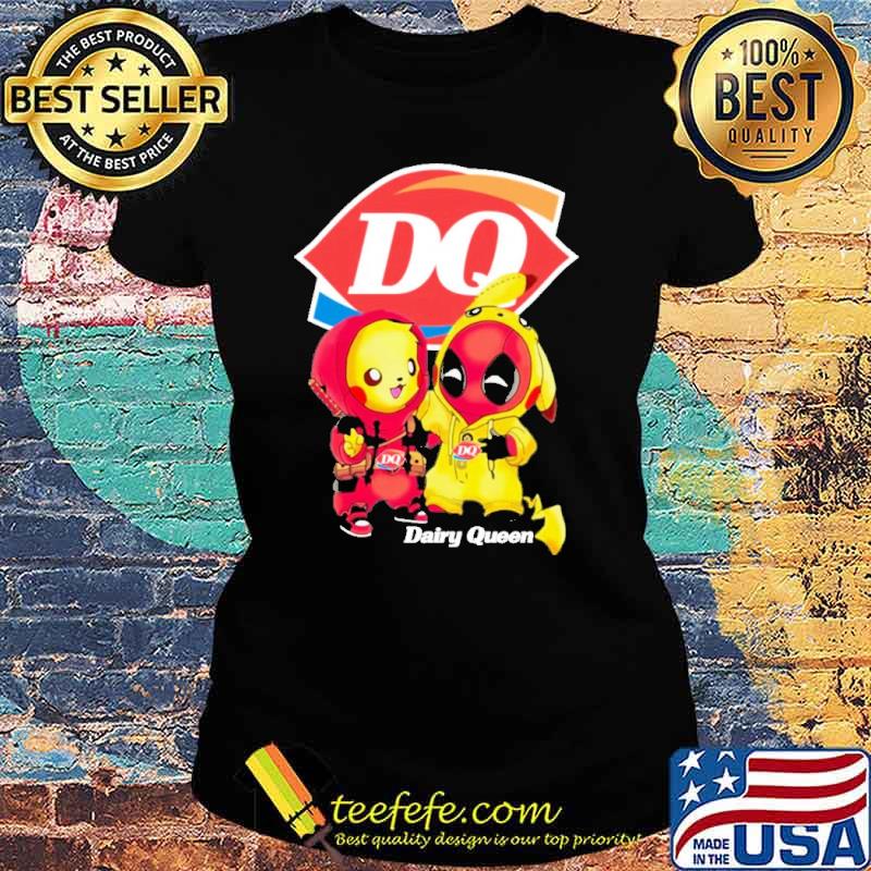 Pikachu Deadpool Dairy Queen s Ladies tee Pikachu Deadpool Dairy Queen s Ladies tee