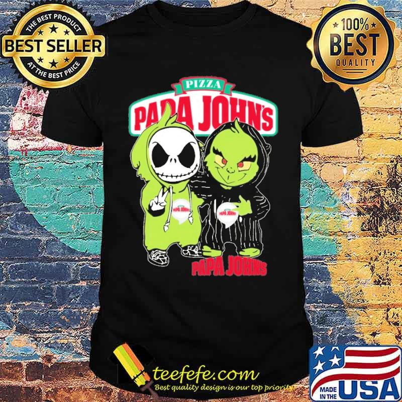 Pizza papa John's Grinch and Jack Skellington s Unisex Pizza papa John's Grinch and Jack Skellington s Unisex