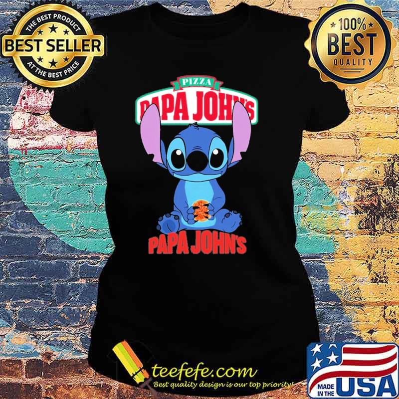 Pizza papa John's Stitch s Ladies tee Pizza papa John's Stitch s Ladies tee