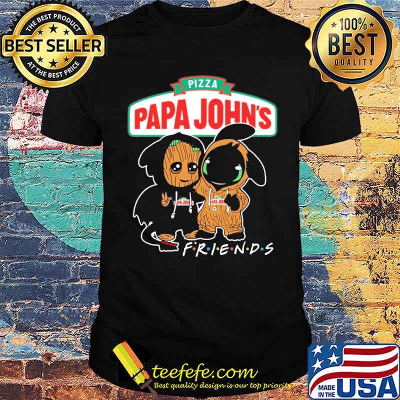 Pizza papa john't friends groot and toothless s Unisex Pizza papa john't friends groot and toothless s Unisex