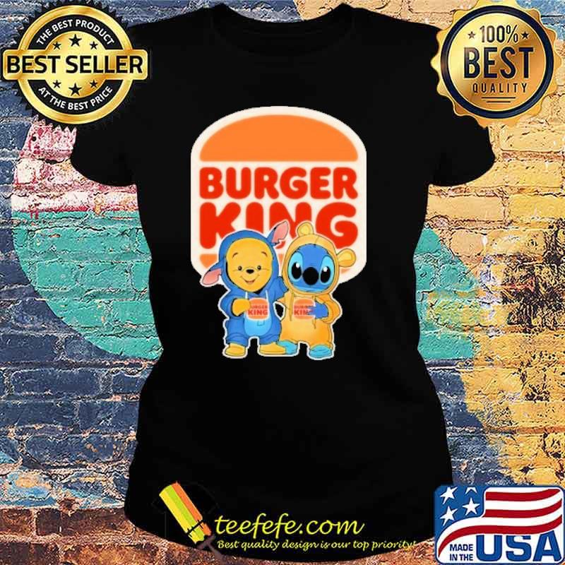 Pooh and Stitch Burger king s Ladies tee Pooh and Stitch Burger king s Ladies tee