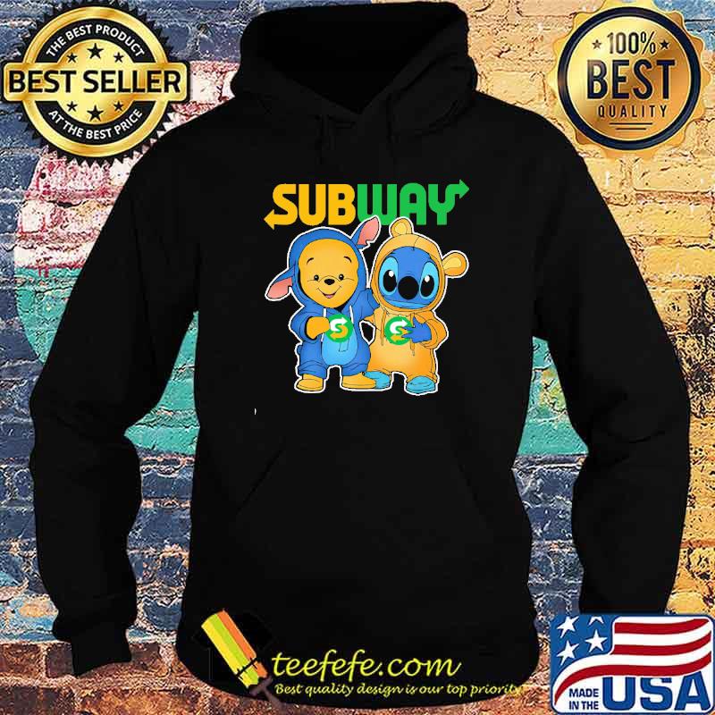 Pooh and Stitch Subway shirt
