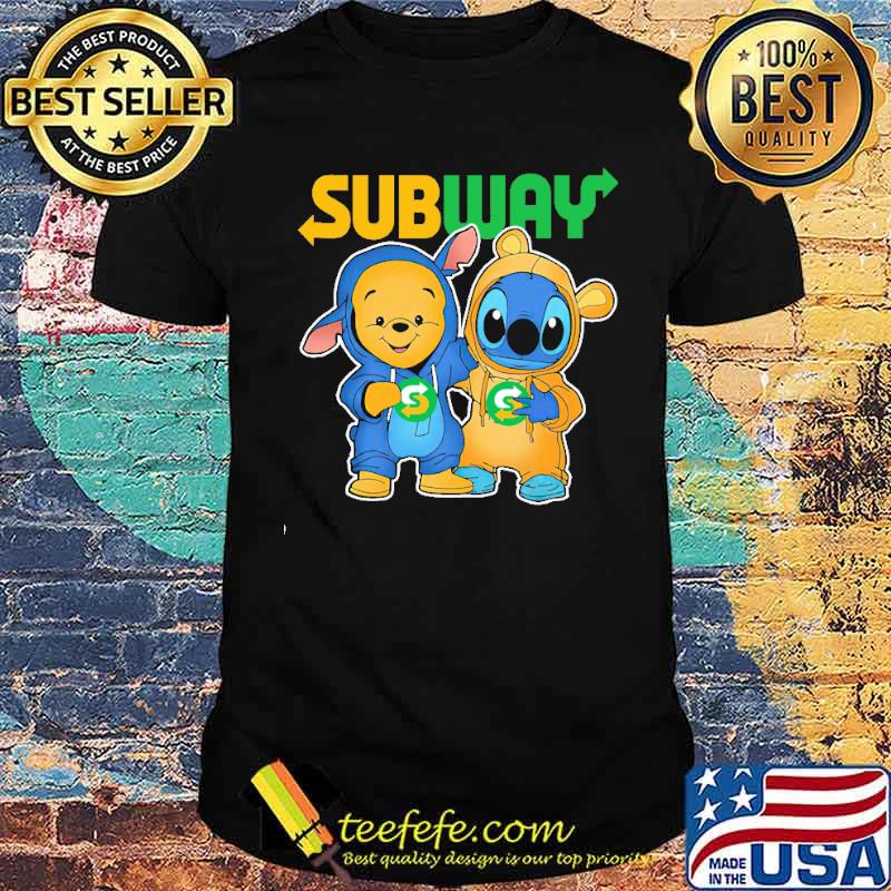 Pooh and Stitch Subway s Unisex Pooh and Stitch Subway s Unisex