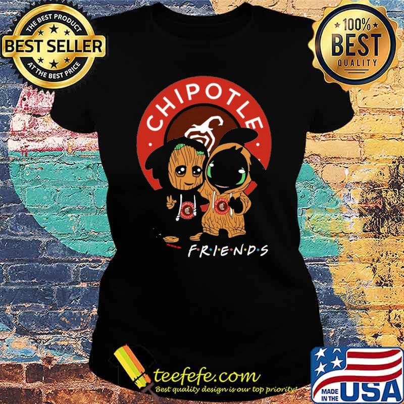 Premium cHIPOTLE MEXICAN friends groot toothless s Ladies tee Premium cHIPOTLE MEXICAN friends groot toothless s Ladies tee