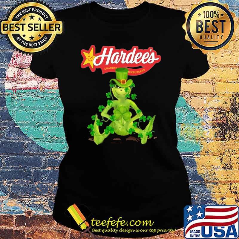 Premium grinch St.Patrick's day hardee's s Ladies tee Premium grinch St.Patrick's day hardee's s Ladies tee