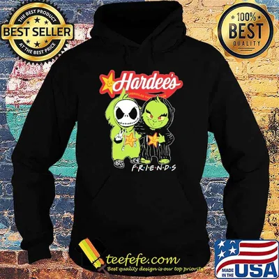 Premium jack Skellington Grinch Hardee's friends shirt