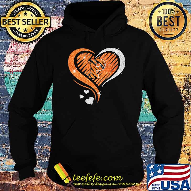 Princeton Tigers heart diamond love shirt