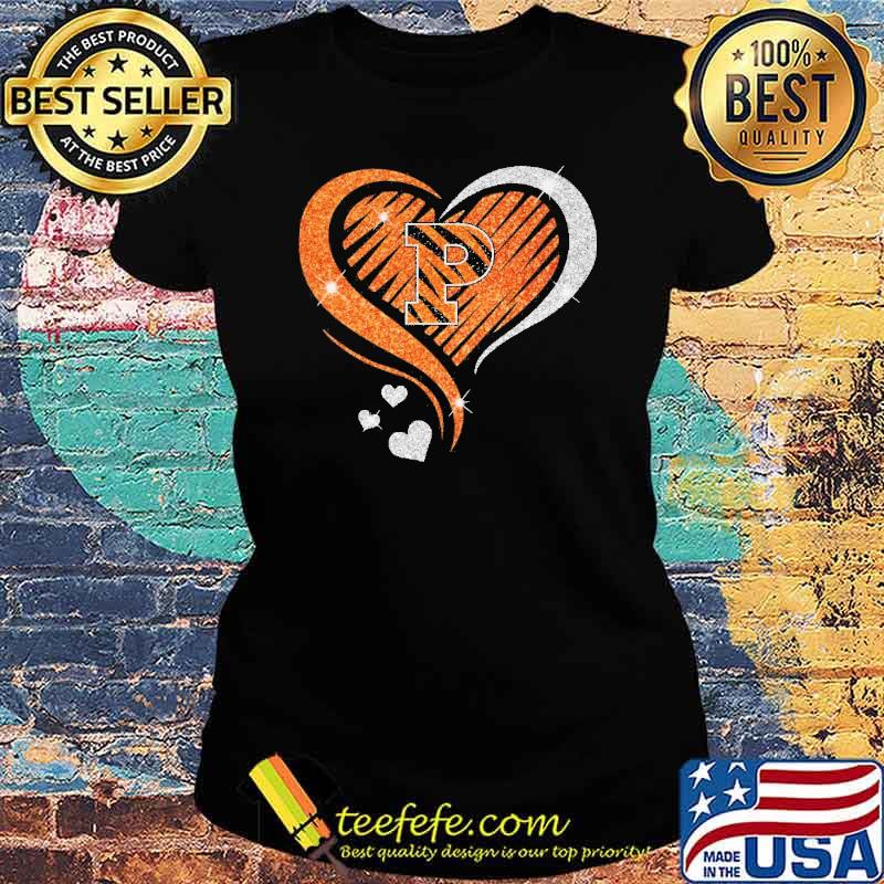 Princeton Tigers heart diamond love s Ladies tee Princeton Tigers heart diamond love s Ladies tee