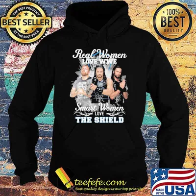 Real women love WWE smart women love the shield signatures shirt