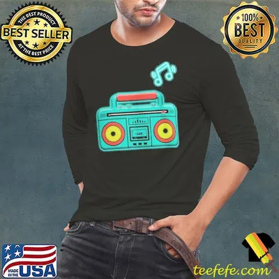 Retro Radio Boombox Women Men Kids shirt