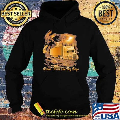 Ridin' with the big boys truck shirt