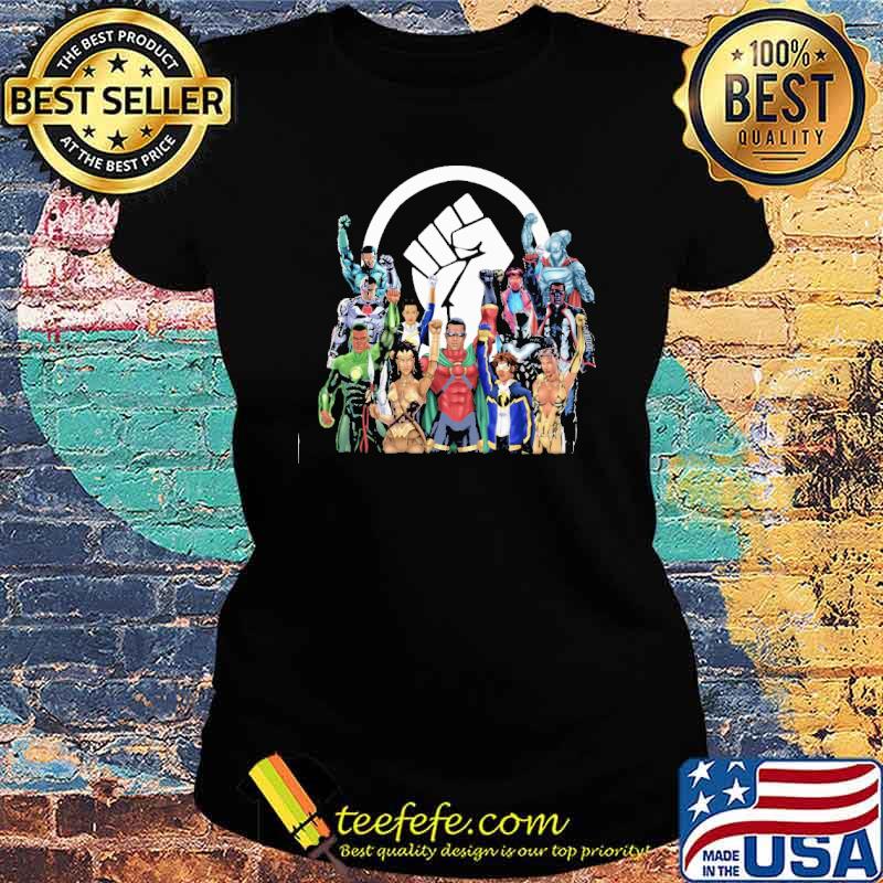 Robin DC’s Earth John Stewart Cyborg Cyborg s Ladies tee Robin DC’s Earth John Stewart Cyborg Cyborg s Ladies tee