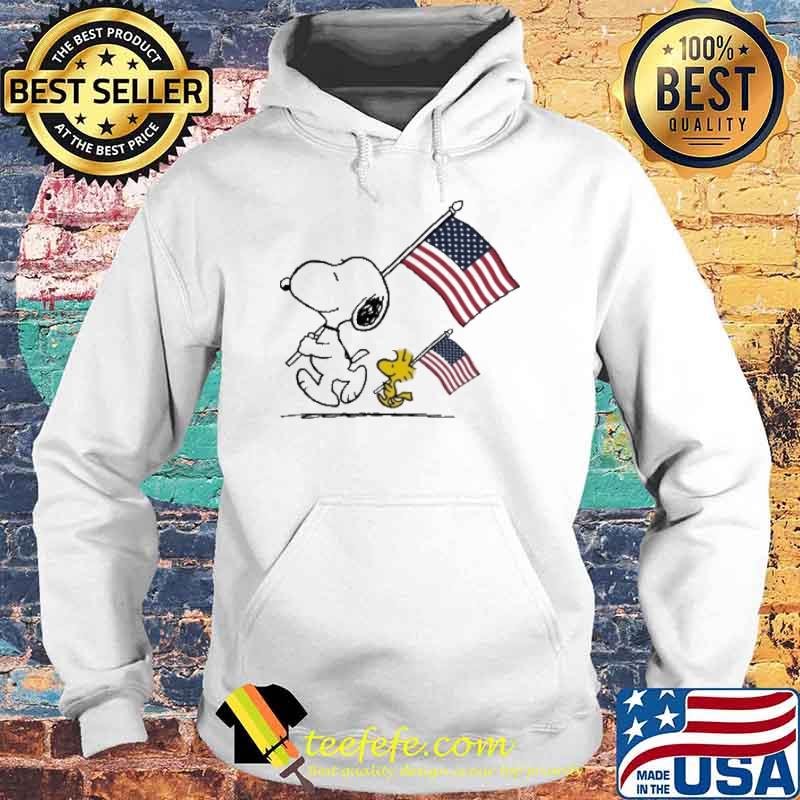 Snoopy and woodstock America flag s Hoodie Snoopy and woodstock America flag s Hoodie