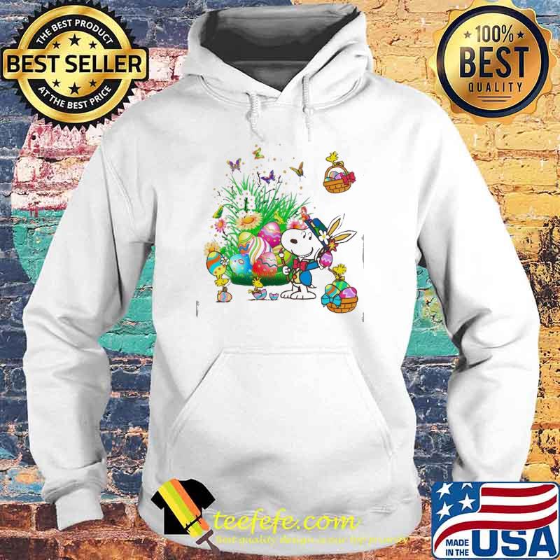 Snoopy and woodstock Easter flowers s Hoodie Snoopy and woodstock Easter flowers s Hoodie