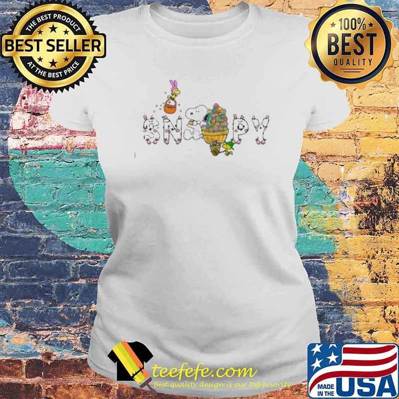 Snoopy and woodstocks Easter day s Laides tee Snoopy and woodstocks Easter day s Laides tee