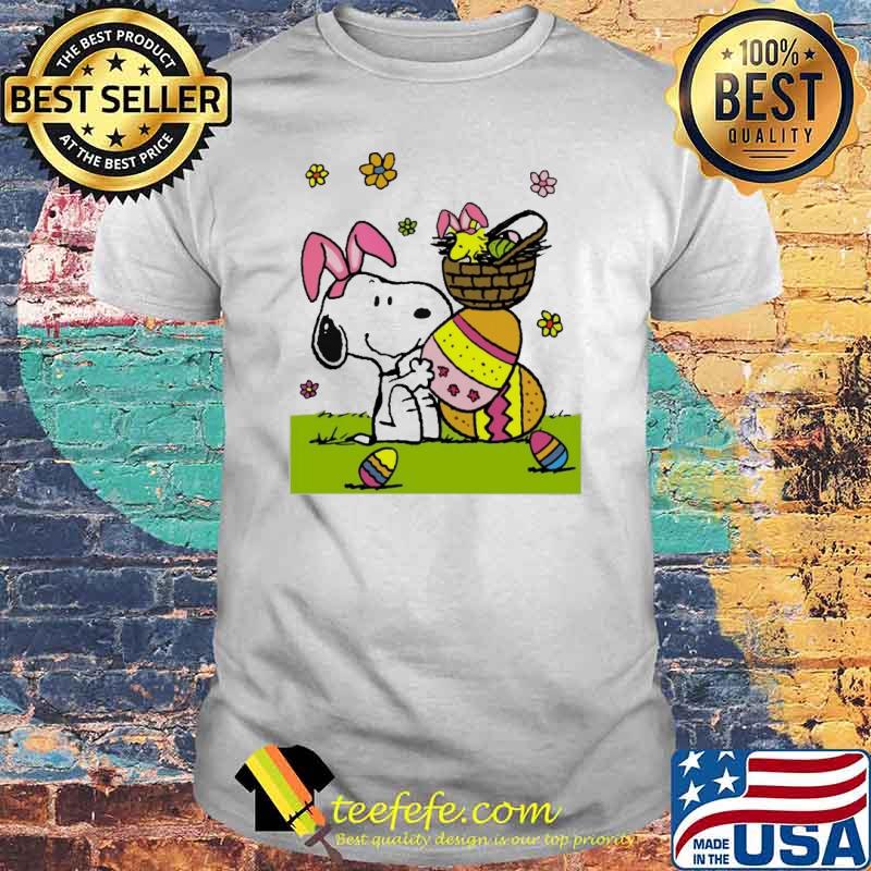 Snoopy and woodstocks easter egg shirt