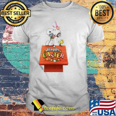 Snoopy and woodstocks happy Easter shirt