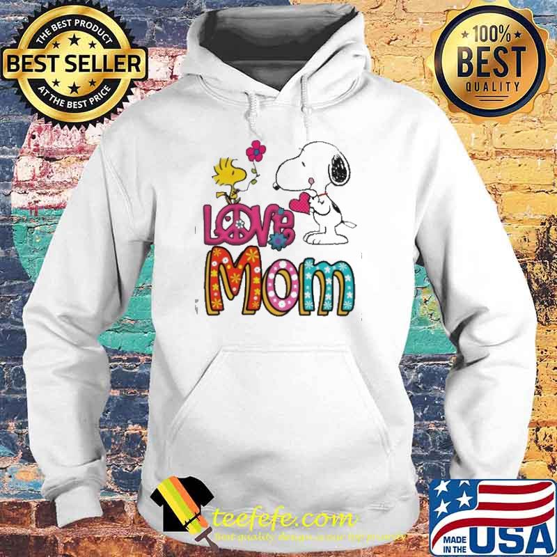 Snoopy and woodstocks love mom flower s Hoodie Snoopy and woodstocks love mom flower s Hoodie