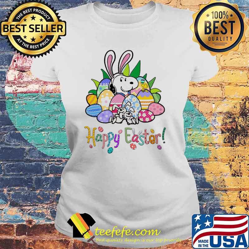 Snoopy woodstock happy easter eagg s Laides tee Snoopy woodstock happy easter eagg s Laides tee