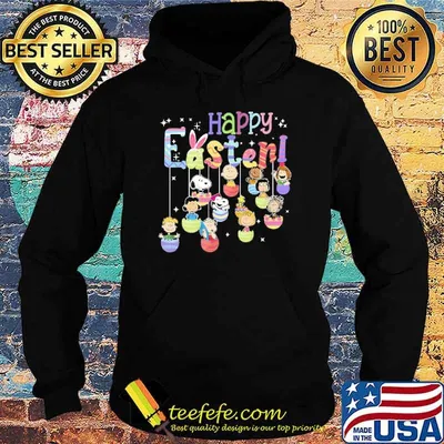 Snoopy woodstocks charlie brown and friends happy easter shirt