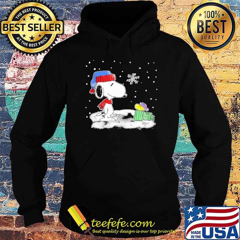 Snoopy woodstocks christmas snow shirt
