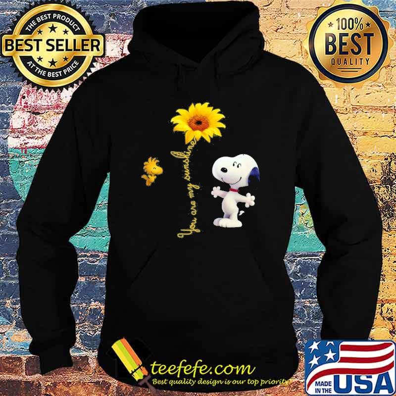 Snoopy woodstocks sunflower you are my sunshine shirt Snoopy woodstocks sunflower you are my sunshine shirt