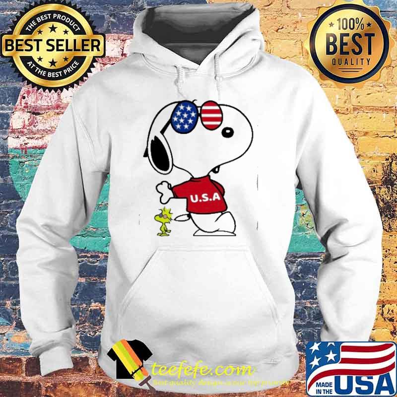Snoopy woodstocks USA America flag s Hoodie Snoopy woodstocks USA America flag s Hoodie
