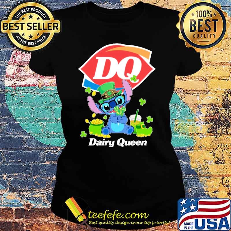 Stitch hug Dairy Queen St.Patrick's day s Ladies tee Stitch hug Dairy Queen St.Patrick's day s Ladies tee