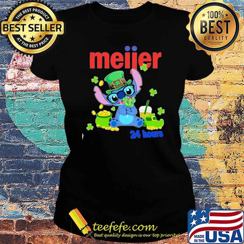 Stitch hug Meijer 24 hours St.Patrick's day s Ladies tee Stitch hug Meijer 24 hours St.Patrick's day s Ladies tee