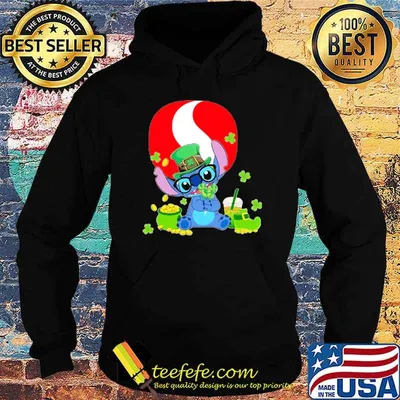 Stitch hug safeway St.Patrick's day shirt