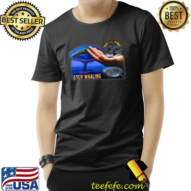Stop waling save the whale protects whale environment animal blue whale T-Shirt Unisex Stop waling save the whale protects whale environment animal blue whale T-Shirt Unisex