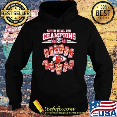 Super bowl LVII champions 2023 Kansas city Chiefs signatures shirt