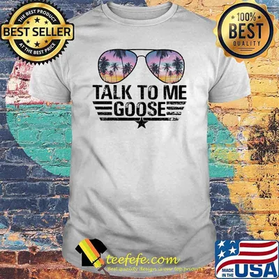 Talk to me Goose beach glasses shirt