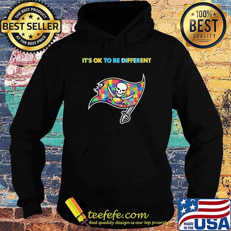Tampa Bay Buccaneers it's ok to be different autism shirt