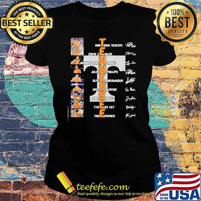 Tennessee Santiago Vescovi Zakai zeigler signatures s Ladies tee Tennessee Santiago Vescovi Zakai zeigler signatures s Ladies tee
