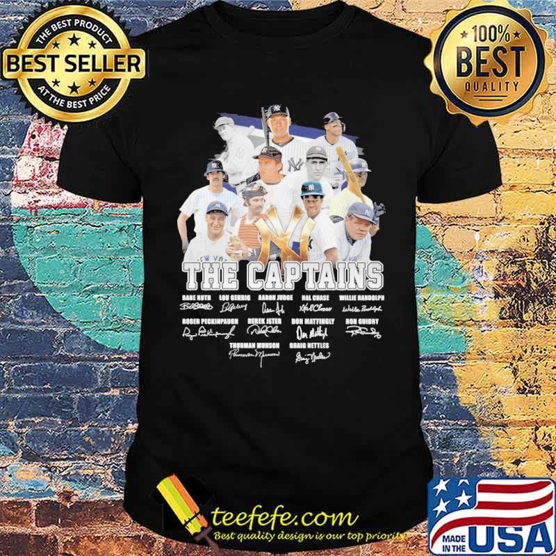 The captains Babe ruth lou genrig signatures Yankees s Unisex The captains Babe ruth lou genrig signatures Yankees s Unisex