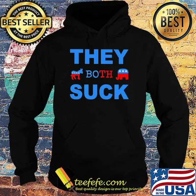 They both suck America flag Trump shirt