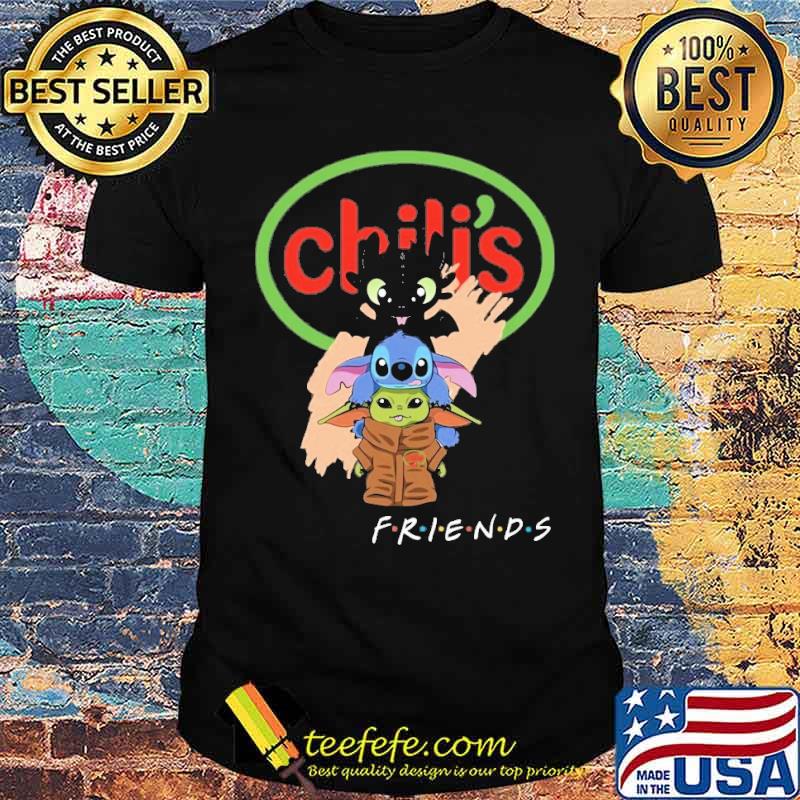 Toothless stitch baby yoda Chili's s Unisex Toothless stitch baby yoda Chili's s Unisex
