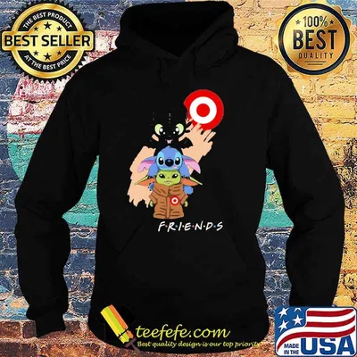 Toothless Stitch Baby Yoda Friends Target shirt