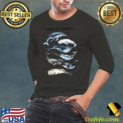 Type Of Whale Lover Environmentalist Earth Day Orca Lover T-Shirt