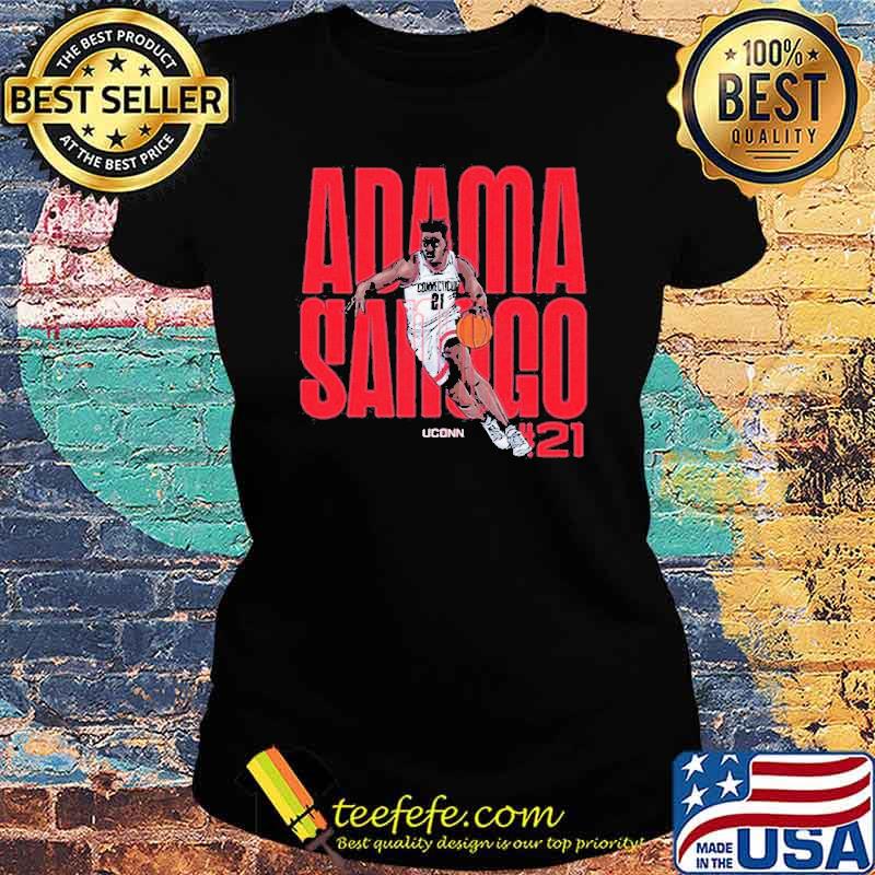 Uconn Huskies NCAA Men’s Basketball Adama Sanogo s Ladies tee Uconn Huskies NCAA Men’s Basketball Adama Sanogo s Ladies tee