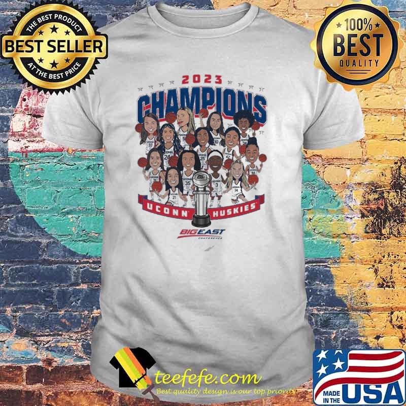 Uconn Huskies NCAA Women’s Basketball Big East Champions 2023 shirt