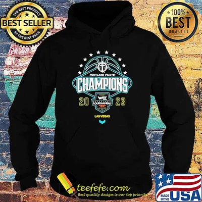 Wcc Bear Black Portland Pilots 2023 Champions Las Vegas Shirt